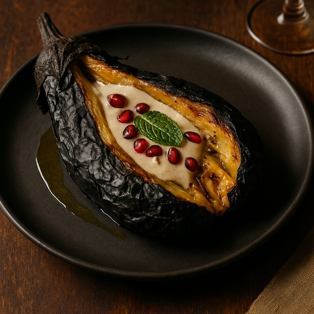 Ember-Roasted Eggplant