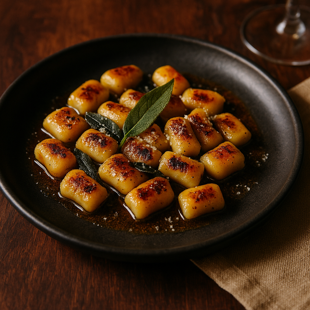 Gnocchi with Brown Butter and Sage