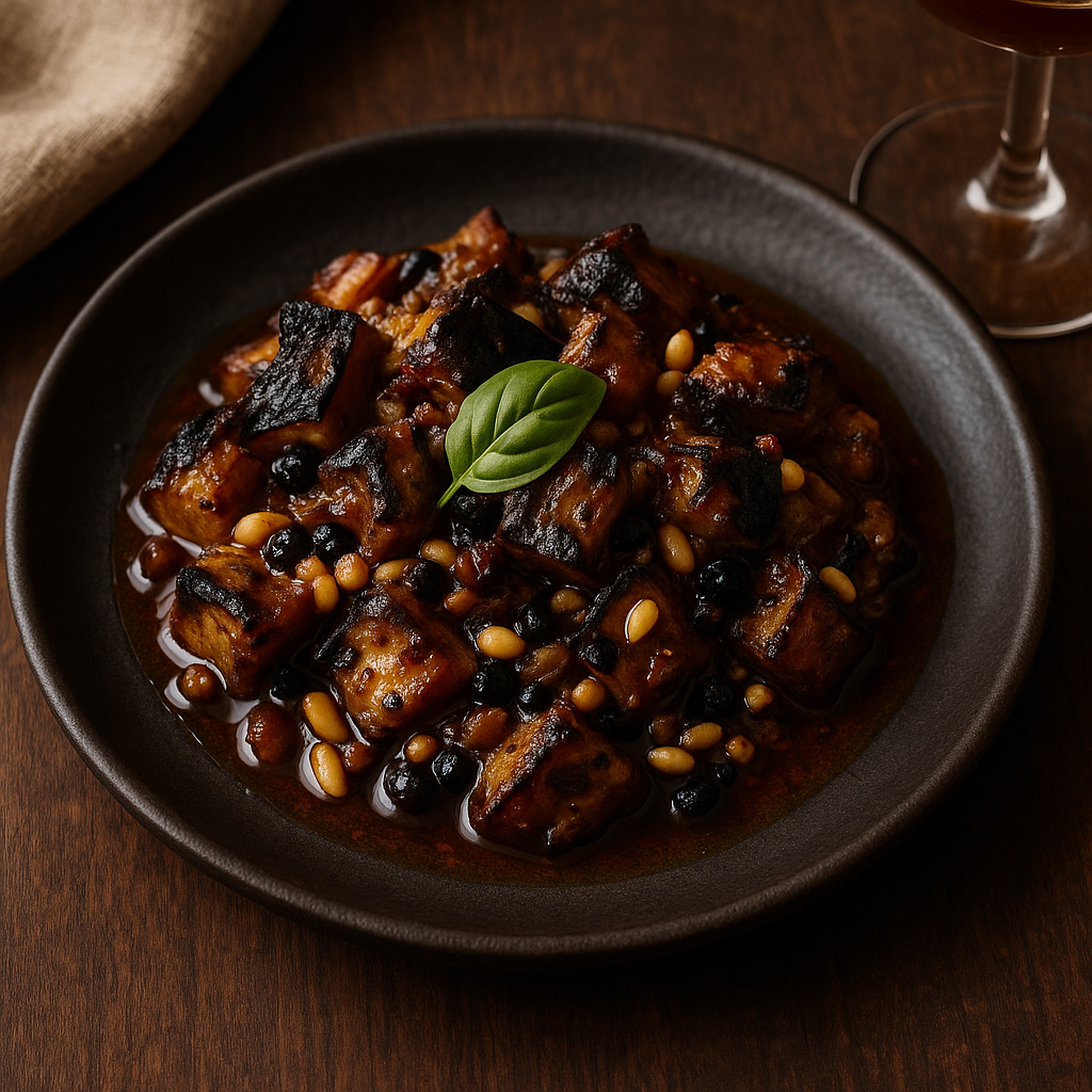 Smoked Eggplant Caponata