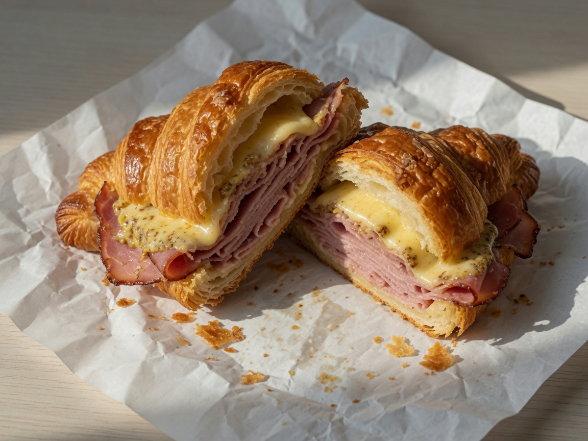 Ham and Gruyere Croissant