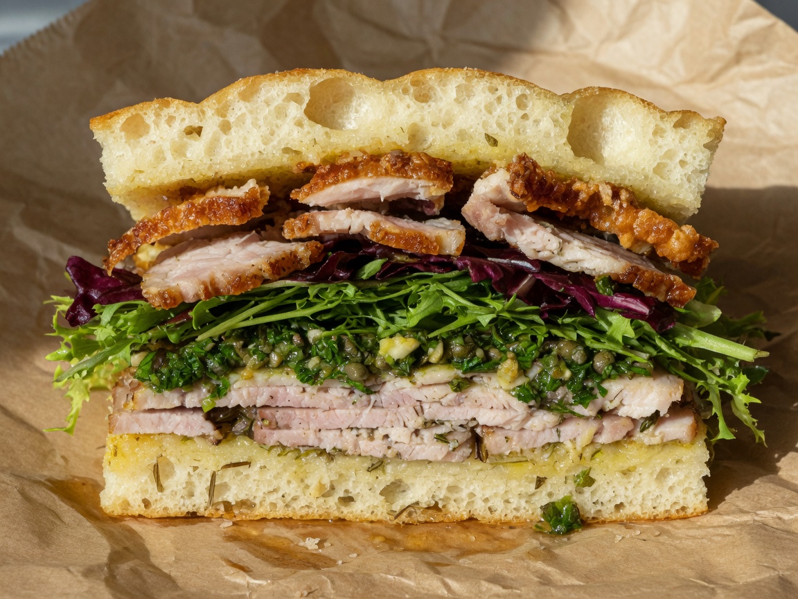 Porchetta Focaccia