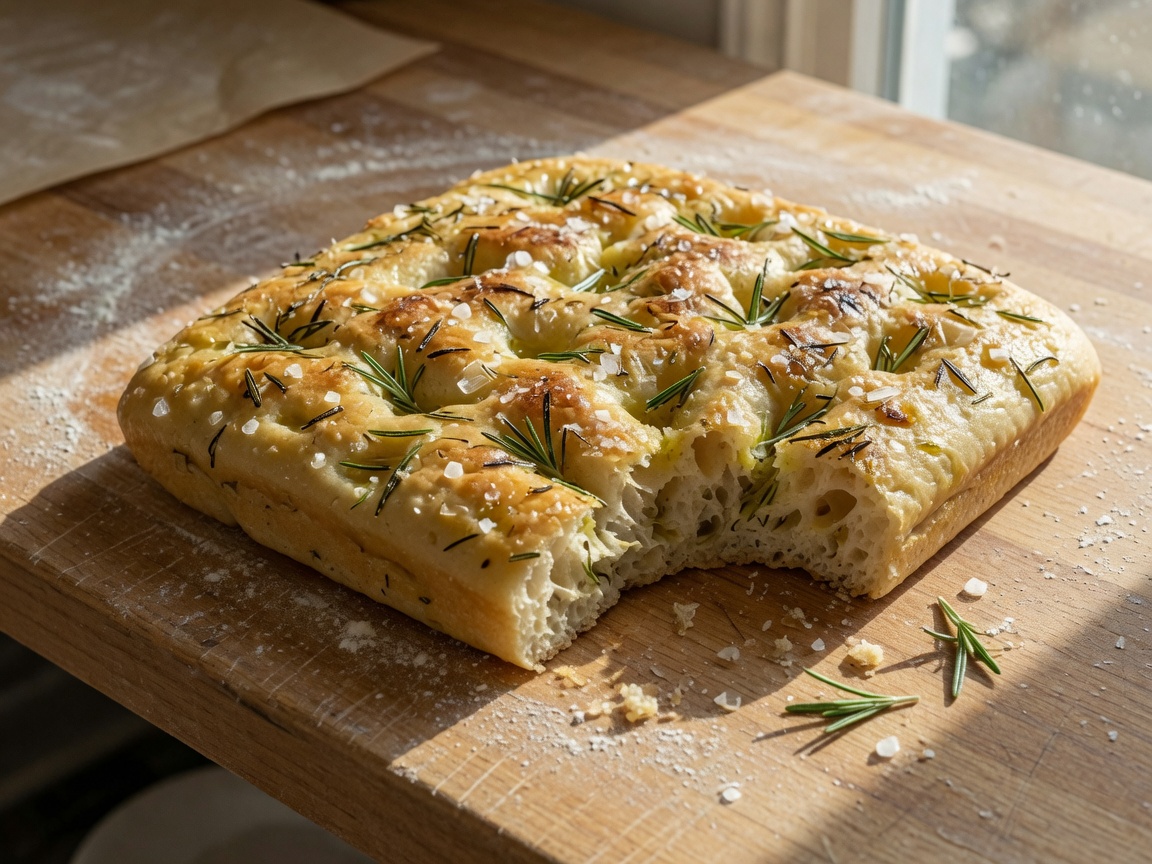 Rosemary Sea-Salt Focaccia