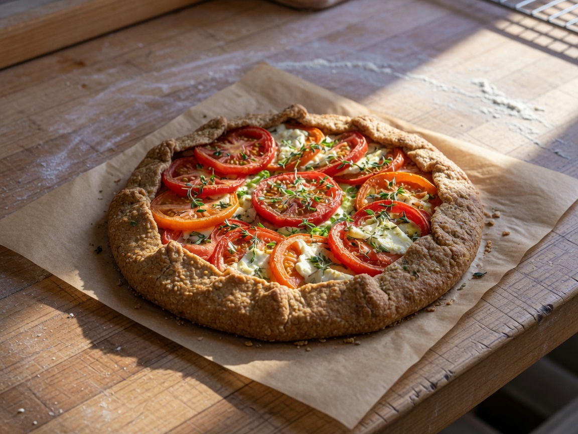 Tomato Goat-Cheese Galette