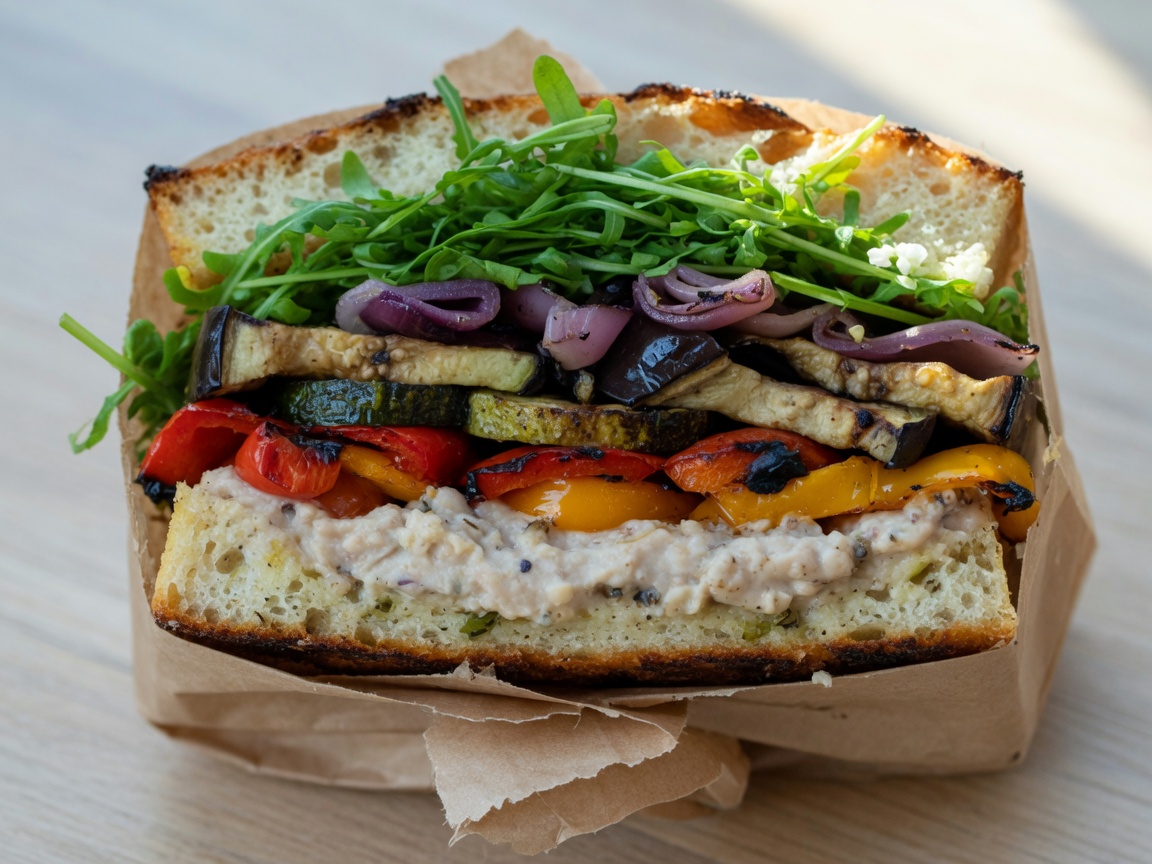 Roasted Vegetable Focaccia