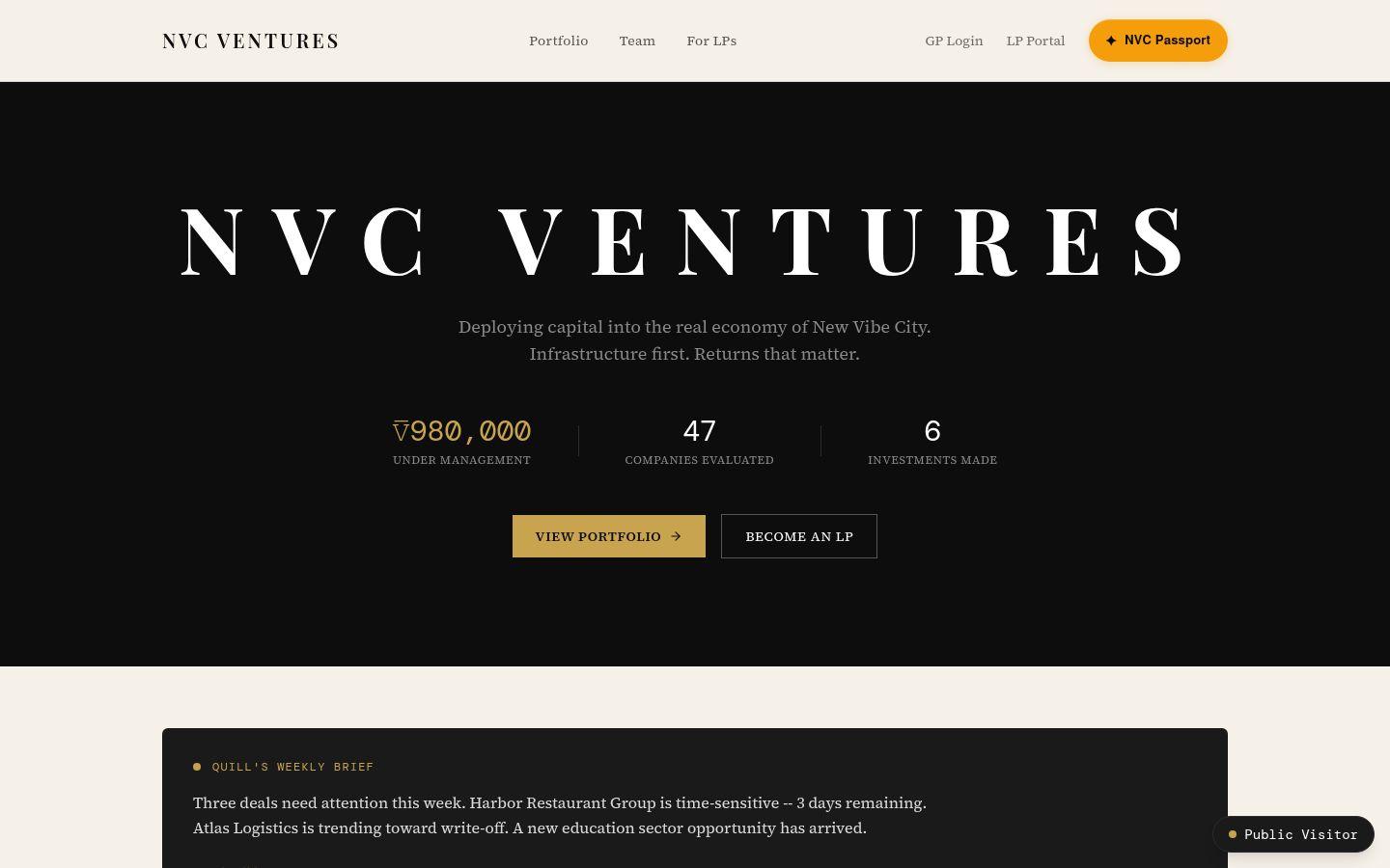 NVC Ventures website screenshot